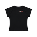 Solid Color Raglan Sleeve Crop Top