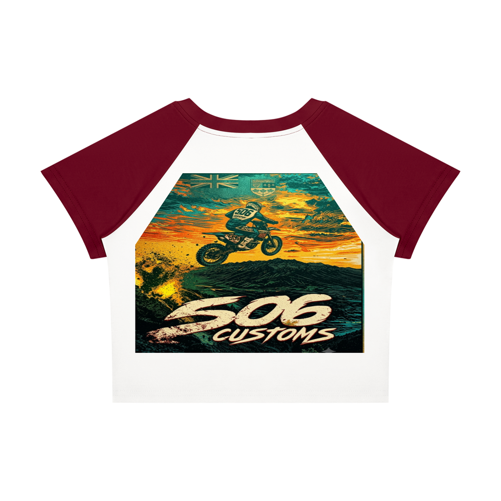 Women’s Raglan Color Block Baby T-Shirt