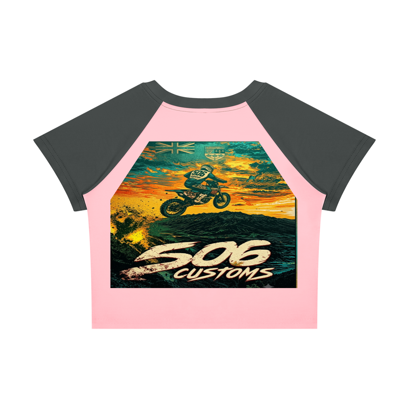 Women’s Raglan Color Block Baby T-Shirt