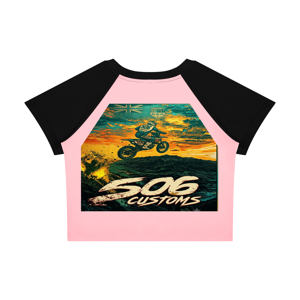 Women’s Raglan Color Block Baby T-Shirt
